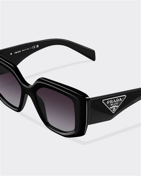 prada women's spr50t|Gradient Grafite Lenses Sunglasses With Triangle Logo .